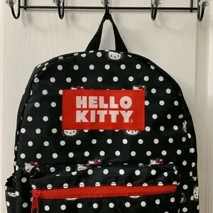 LIMITED EDITION Hello Kitty Polka Dotted Nylon Backpack df93aa1e-3bd8-40e8-8c76-  main image 3